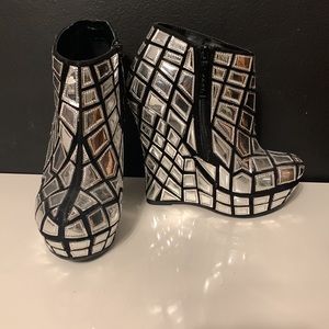 Platform Shoes Stage Rockstar heels stage avant- garde